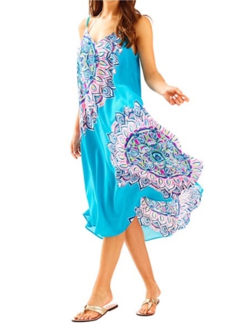 Lilly Pulitzer Rilee Medallion Midi Dress Small